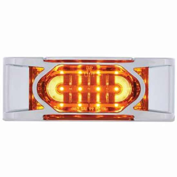 16 LED Reflector Clearance Marker Light W/ Chrome Bezel 16 LED Reflector Clearance Marker Light W/ Chrome Bezel