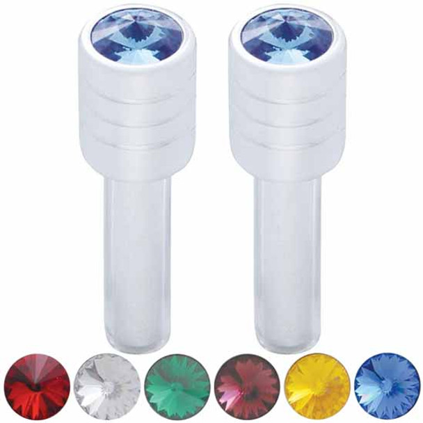 Chrome Door Lock Knobs With Color Jewel Chrome Door Lock Knobs With Color Jewel