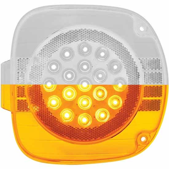 Amber LED Marker-Turn Light With Amber Lens For Freightliner Century