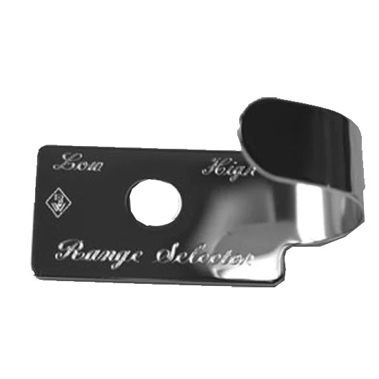 Stainless Steel Switch Guard W/ Script For Peterbilt 375, 377, 378, 379