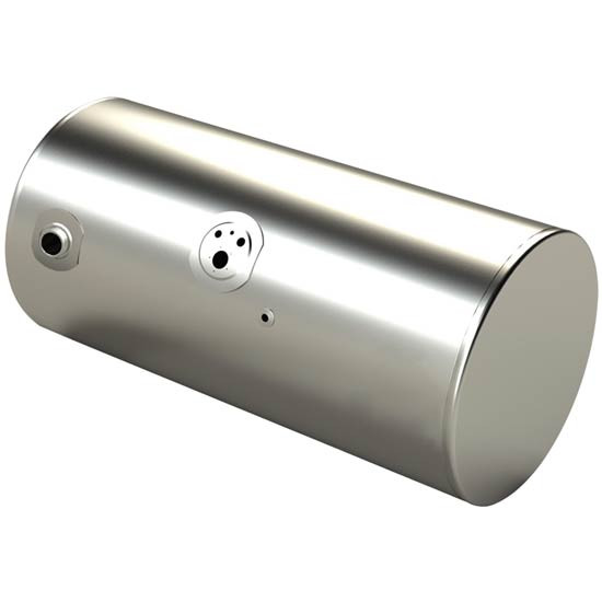 BESTfit Aluminum Fuel Tank 60 Gallon- 22 X 34 Inch- Front Fill  For Kenworth Center Manifold 2007-Older