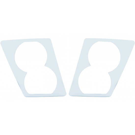 Chrome Plastic Fog Light Cover For Volvo VNL Gen II - Driver Or Passenger Side