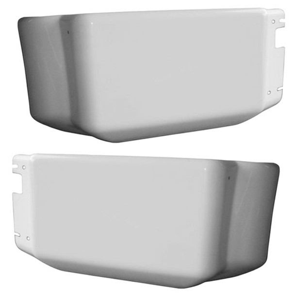 Fiberglass Bumper Ends Without Fog Light Cutouts For Kenworth T800