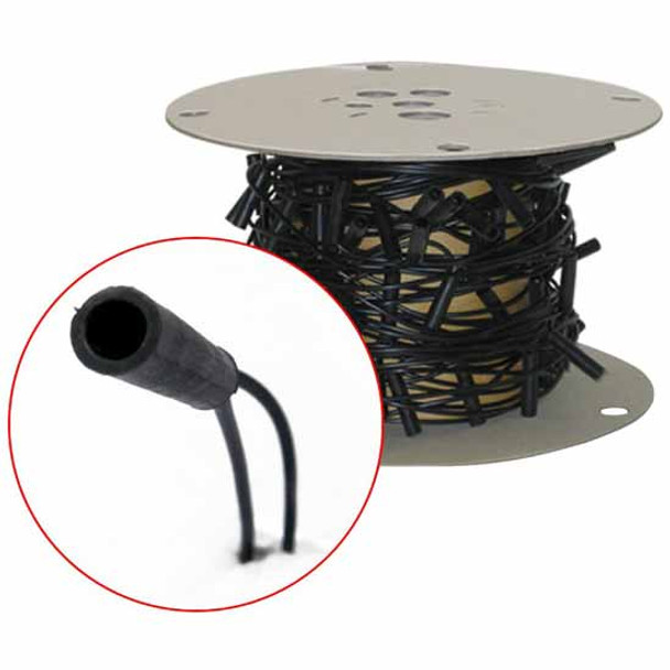 Continuous Single Female Bullet Plug Light Wire Harness- 1 Wire Black Continuous Single Female Bullet Plug Light Wire Harness- 1 Wire Black