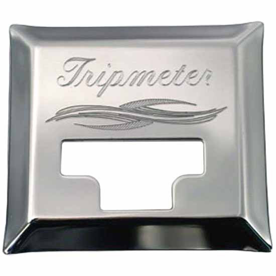 Stainless Steel Tripmeter Bezel For Peterbilt