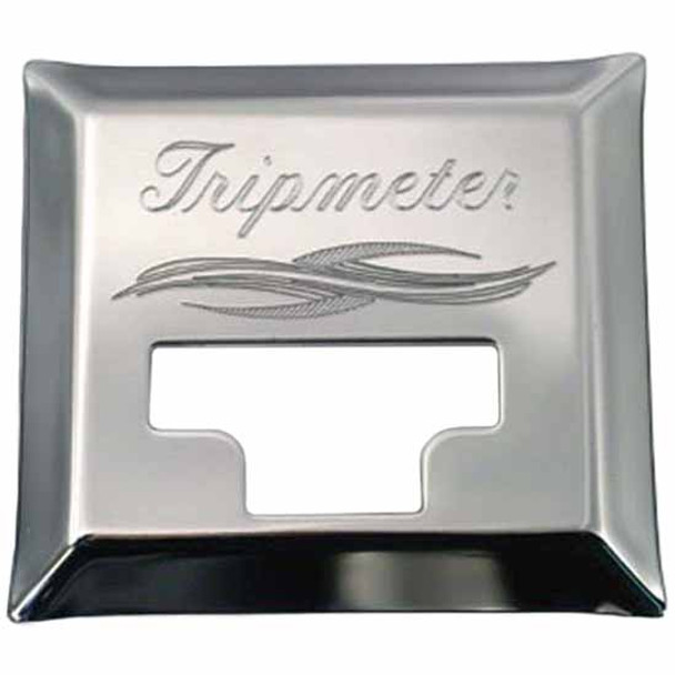 Rockwood Stainless Steel Tripmeter Bezel For Peterbilt