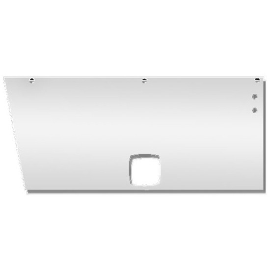 Valley Chrome Stainless Steel Tool & Battery Box Cover For Peterbilt 587 - Pair