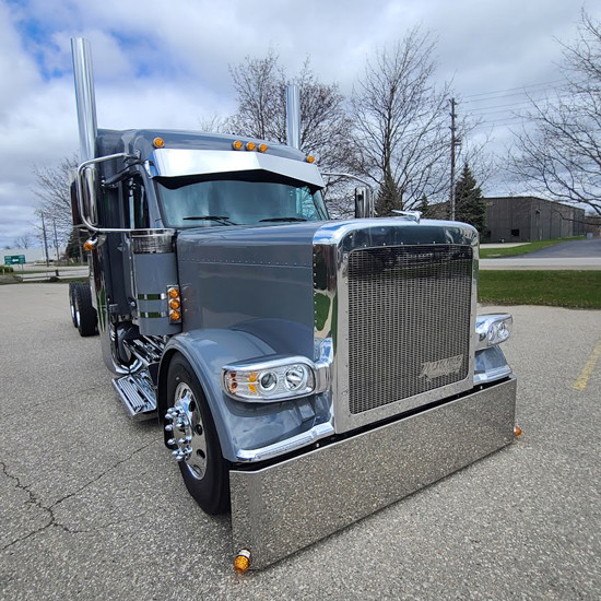 New Gen Steer Axle Air Ride Kit For Peterbilt 389, 589 & 389 Glider