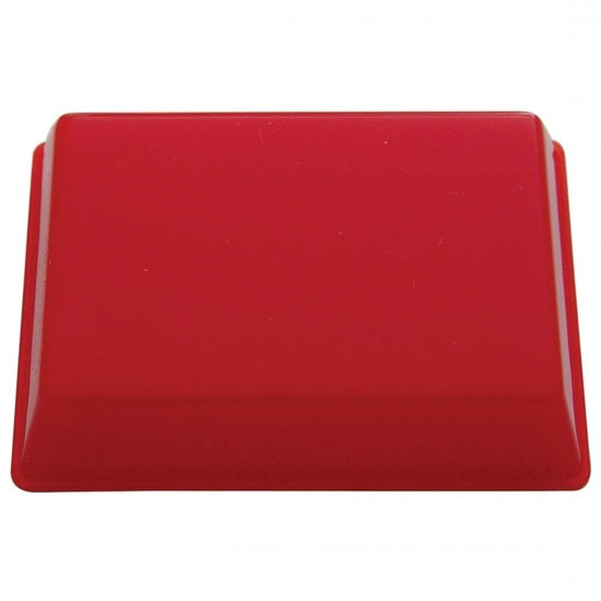 Rectangular Replacement Dome Light Lens - Red For Peterbilt