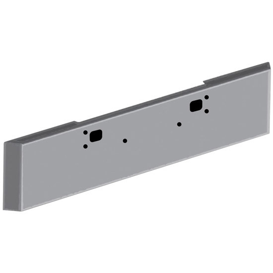 Chrome SS 18 Inch Texas Mitered End Bumper, 10 Gauge W/Tow Holes
