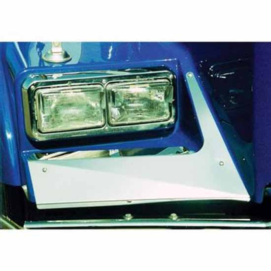 Kenworth T800 1993-2007 Under Headlight Fender Guards - Stainless Steel