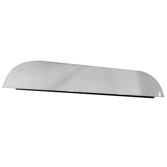 8 Inch Aluminum Chop Top Window Panels For Peterbilt With Cab-Mounted Mirrors 2005 & Newer