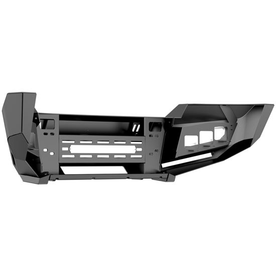 Road Armor Identity Front Bumper W/ Wide End Pods, Light Pod X3 Cube For Ford F-450/F-550