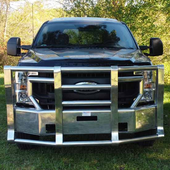 Bison Aluminum 2 Post Grille Guard For Ford F250 20212022 4 State Trucks