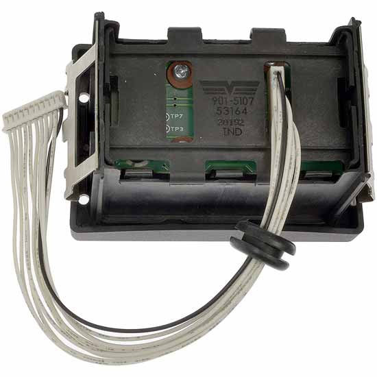 Plastic Headlight Switch Housing, On/ Off Function W/ 11 Blade Terminal And Center Mounting Position For International