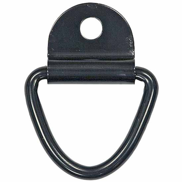 Zinc Plated Forged Rope Ring W/ 1 Hole Integral Mounting Bracket Zinc Plated Forged Rope Ring W/ 1 Hole Integral Mounting Bracket