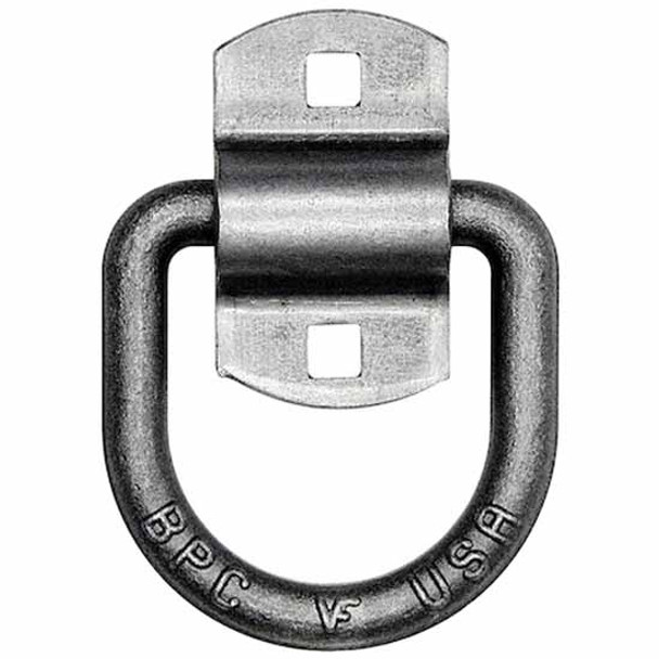 1/2 Inch Forged D-Ring W/ Bolt On Bracket - 2 Hole 1/2 Inch Forged D-Ring W/ Bolt On Bracket - 2 Hole