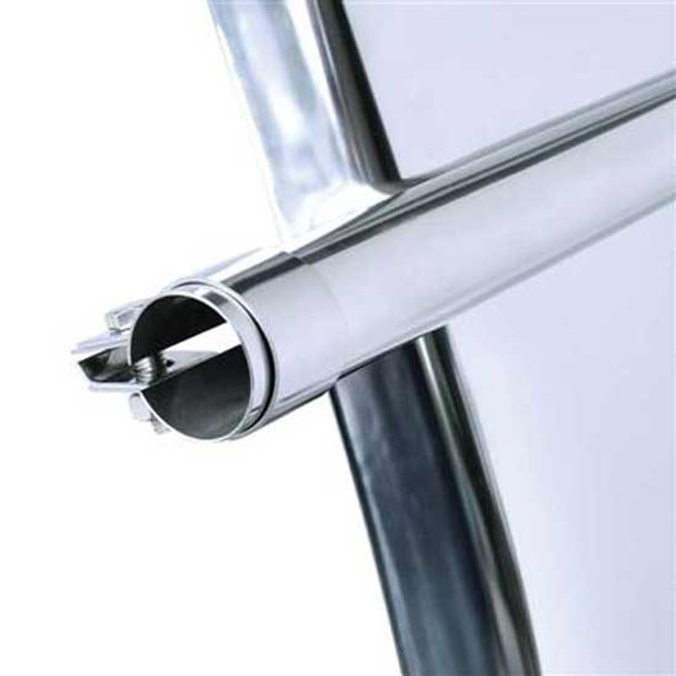 Stainless Steel Quarter Fender Set W/ Tube Bracket, Internal Mounting System, 24 x 24 Inch Stainless Steel Quarter Fender Set W/ Tube Bracket, Internal Mounting System, 24 x 24 Inch