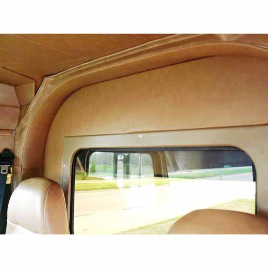 Fibertech 6 Inch Extended Day Cab Deluxe Conversion Kit W/ 19 X 36 Inch Rear Window For Peterbilt Ultracab