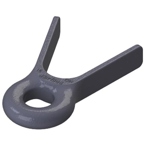 21 Weld On Drawbar Eye W/ 35 Degree V Angle 21 Weld On Drawbar Eye W/ 35 Degree V Angle
