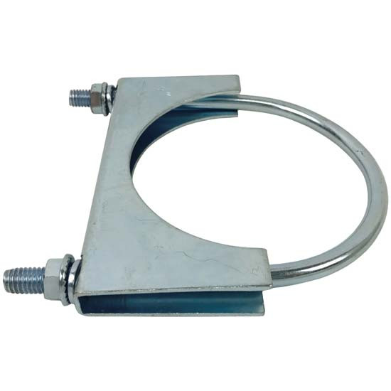 TPHD Chrome 4 Inch Clamp W/ Flat Bolt