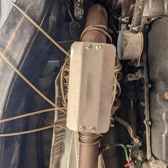 Commercial Vehicle Catalytic Converter Security