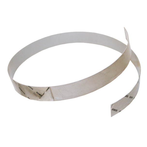 0.75 Inch Chrome Tape W/ Adhesive Back