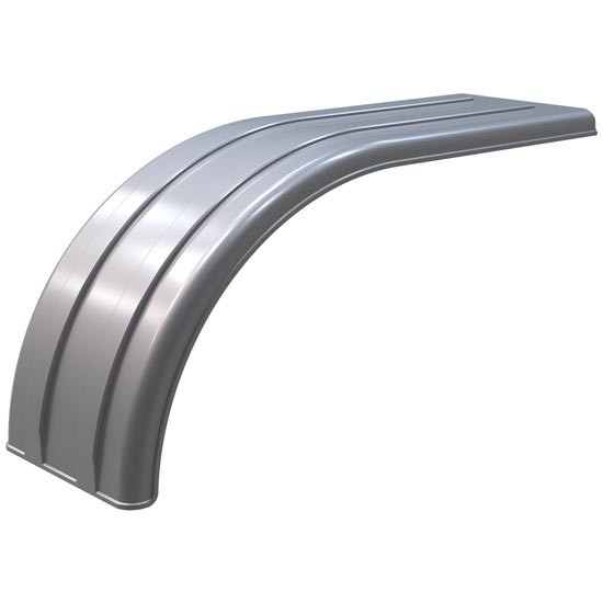 Minimizer Liquid Platium Poly Brute 104 Inch Tandem Axle Fender 19.5In Width, 23In Drop For 52 And 54 Inch Axle Spread