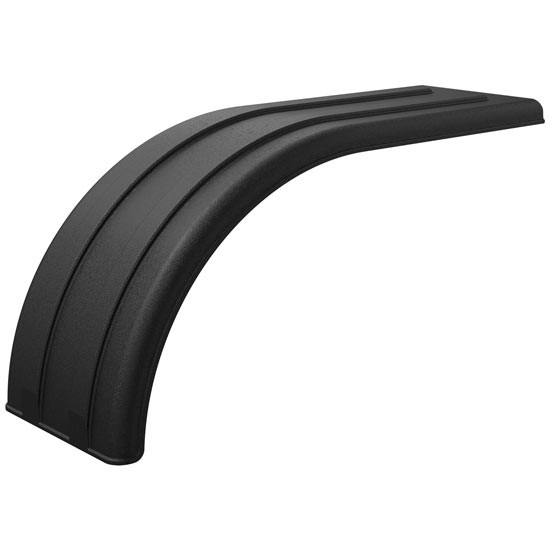 Minimizer Black Poly Brute 104 Inch Tandem Axle Fender 19.5In Width, 23In Drop For 52 And 54 Inch Axle Spread