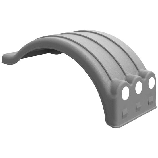 Minimizer Galvanized Poly Double Deuce 54 Inch Spread Fender Section W/ Light Box 22 X 26 Inch