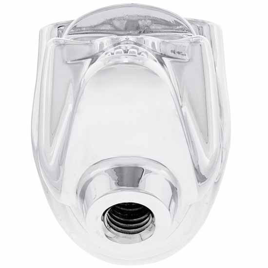 Chrome Skull Biker Thread-On Shift Knob With 1/2 Inch-13 Thread