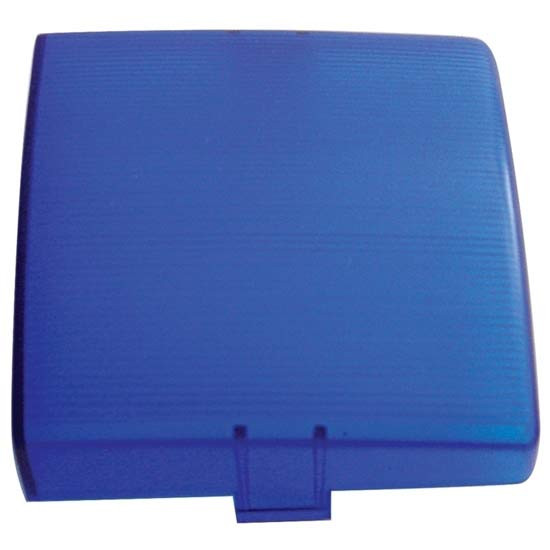 3 Inch Square Blue Dome Light Lens