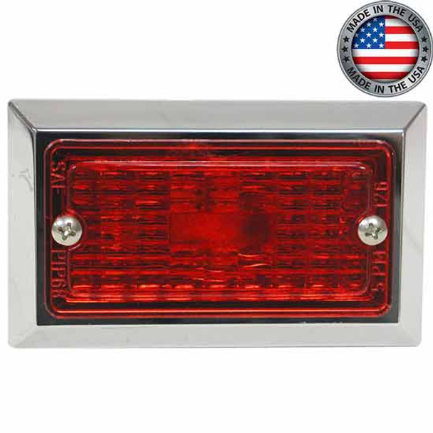 Rectangular Red Clearance & Side Marker Light