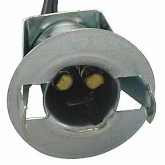 2 Wire Universal Tail And Turn Light Socket W/ Spring Clip Mount