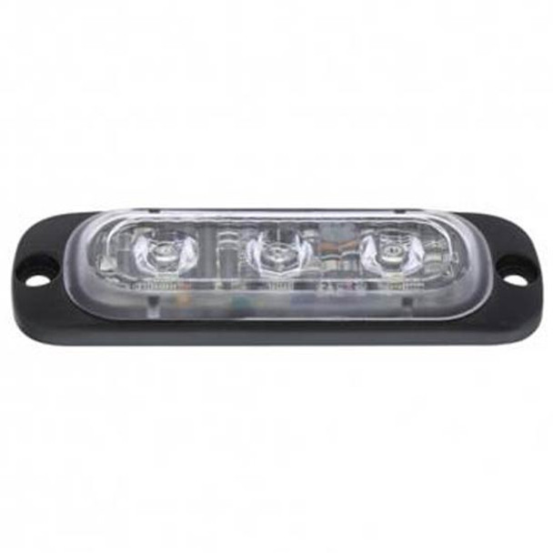 3 High Power LED Super Thin Warning Light - Amber 3 High Power LED Super Thin Warning Light - Amber