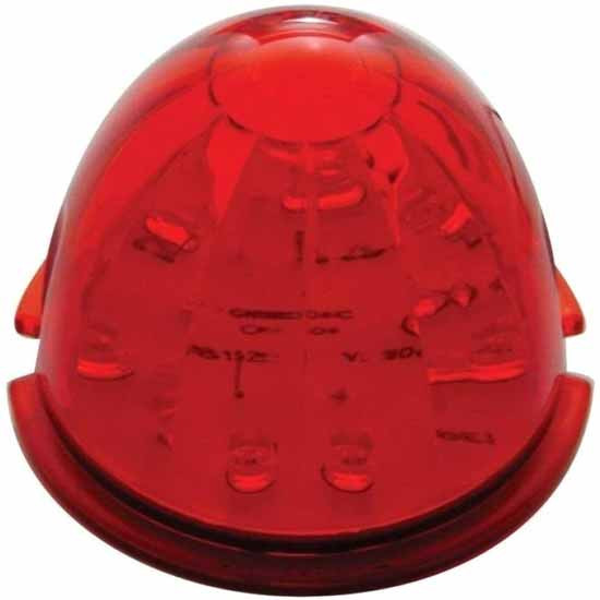 17 Diode Dual Function Watermelon Cab Light - Red LED/ Red Lens