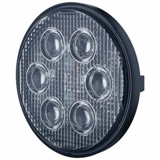 6 High Power LED Round Pod Light - White LED /Clear Lens 6 High Power LED Round Pod Light - White LED /Clear Lens