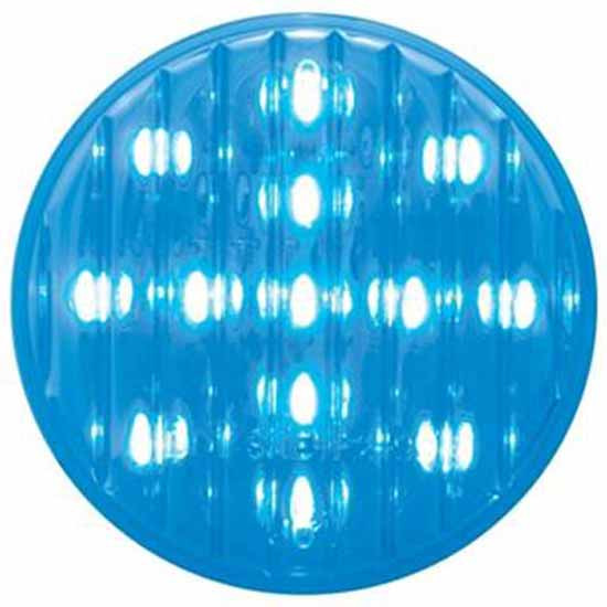 13 LED 2-1/2 Inch Auxiliary Utility Light - Blue LED/ Clear Lens