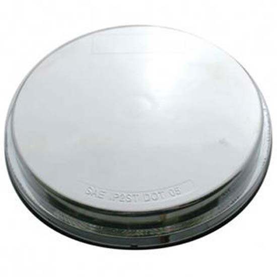 10 LED 4 Inch Auxiliary Light - Red LED W/ Chrome Lens