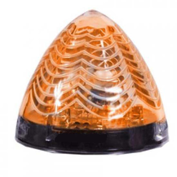 2 Inch Amber 9 Diode Beehive Clearance/Marker Light Amber Lens