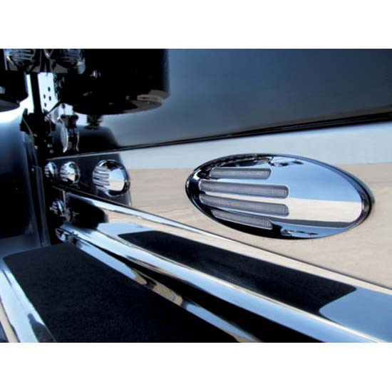 32 Diode Flatline Amber LED Side Marker Light W/ Clear Lens