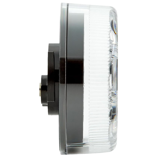 Maxxima 2 Inch Round Amber 6 Diode LED Clearance & Marker Light Clear Lens