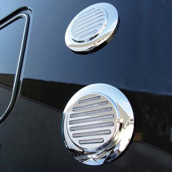 4 Inch Round Flatline Flange Mount 49 Diode Red LED Stop, Tail & Turn Light Clear Lens