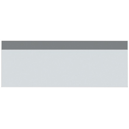 Stainless Blank Standard Sleeper Shock-Air Bag Cover For Peterbilt 36, 48, 63 Inch Sleepers 2005-Older