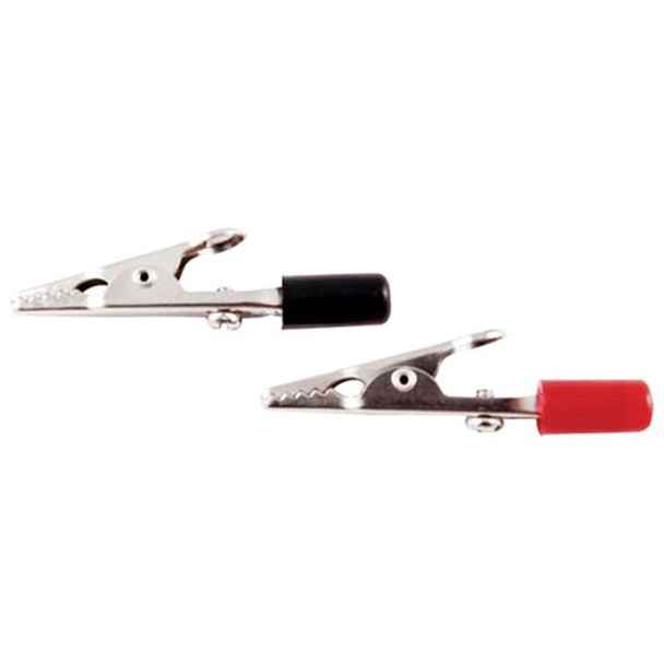 10 Amp Red/Black Alligator Test Clips W/ PVC Handles, 2 Inch - 5 Sets 10 Amp Red/Black Alligator Test Clips W/ PVC Handles, 2 Inch - 5 Sets