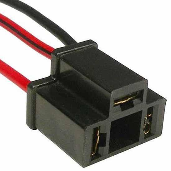 3 Wire Universal Halogen Sealed Beam Connector For 9003 & H4 Bulb Type