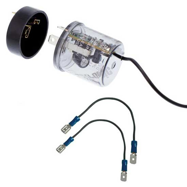 LED Flasher W/ Reverse Polarity Base And Extension Wires LED Flasher W/ Reverse Polarity Base And Extension Wires