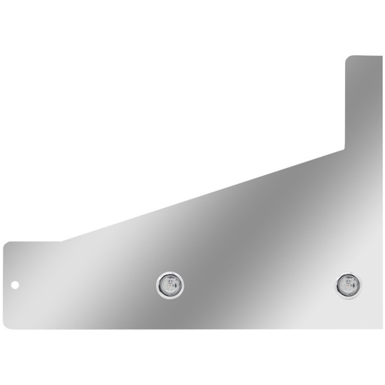 4 Inch Sleeper Extension Panel W/ Amber LED Clear Lens 3/4 Inch Lights For Peterbilt 389, 389 Glider 2018-Current