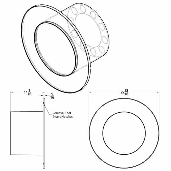 Plastic Matte Black Rear Axle Cover Kit W/ Wheel Protector Film, Thread-On Nut Covers And Top Cover Removal Tool