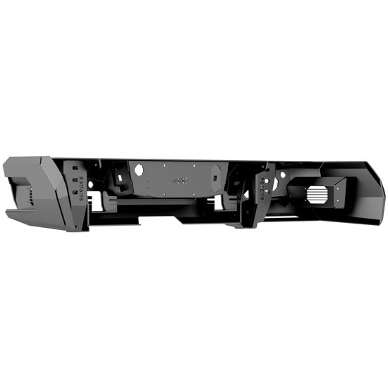 Road Armor Identity Rear Bumper Base Style W/ Sensor Cutouts For GMC Sierra, Chevrolet Silverado 2500/3500